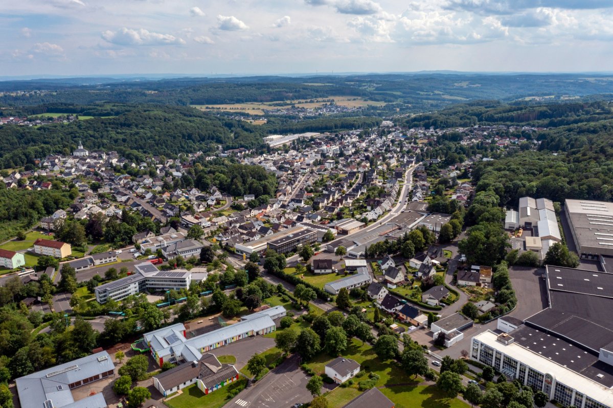 Luftaufnahme von Bad Marienberg