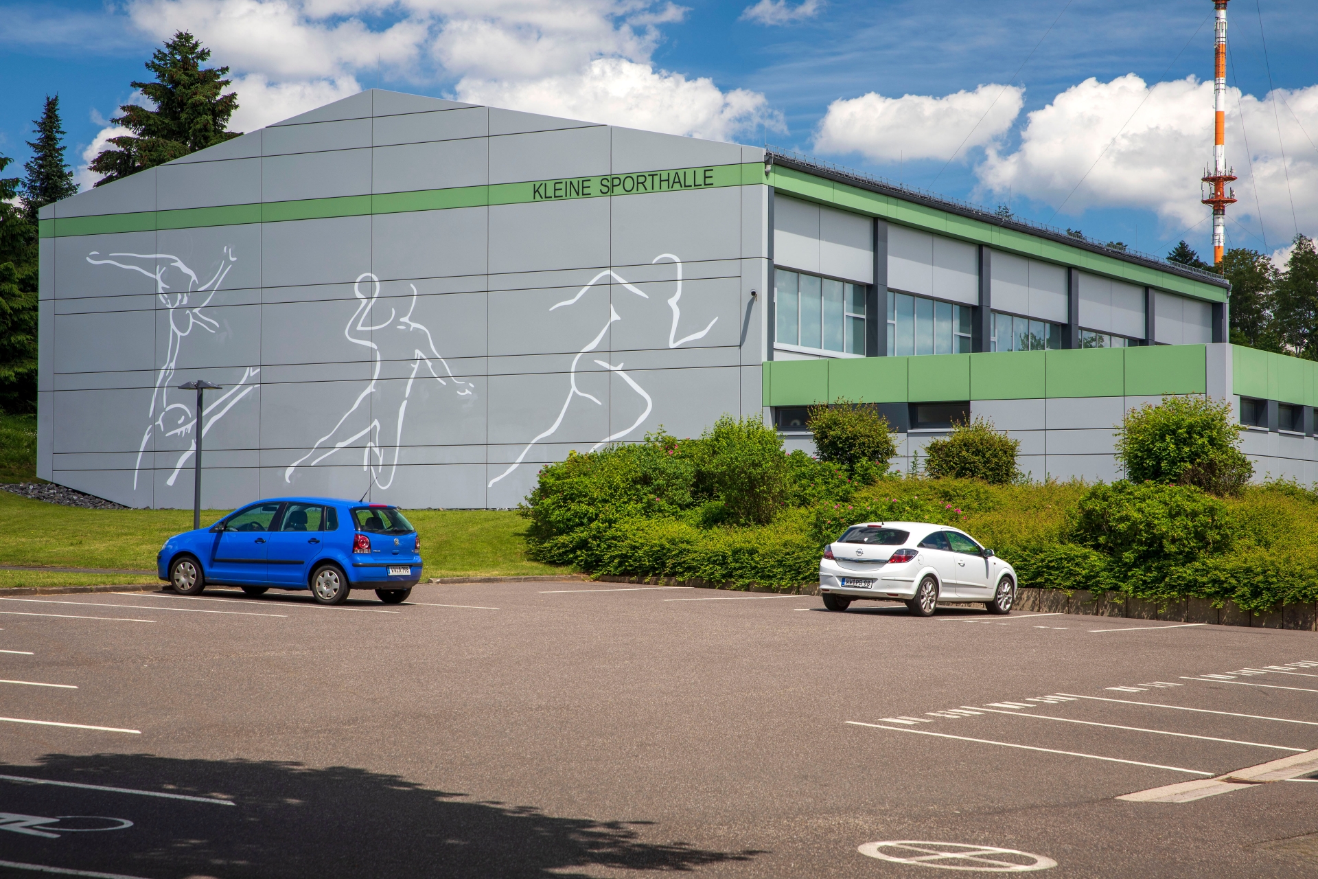 Aufnahme der Kleinen Sporthalle