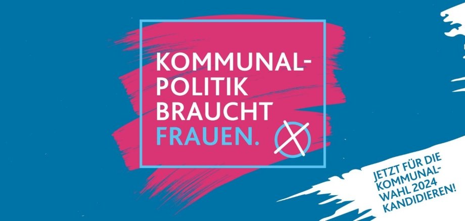 Logo "Kommunalpolitik braucht Frauen"