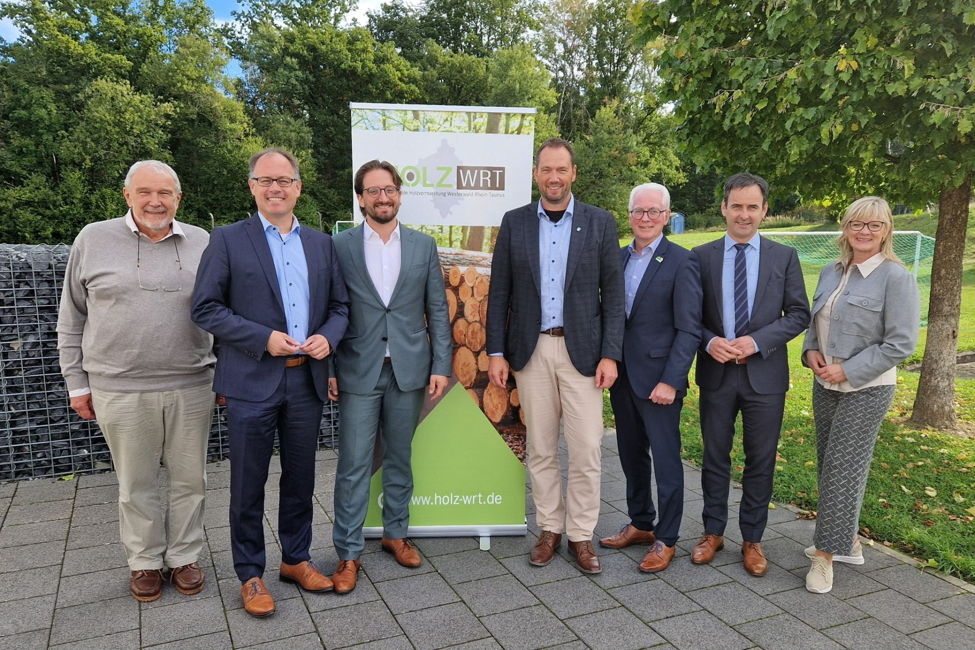 Die Vorsitzenden auf einem gemeinsamen Gruppenfoto