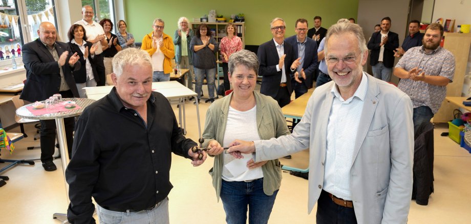 Übergabe des symbolischen Schlüssels