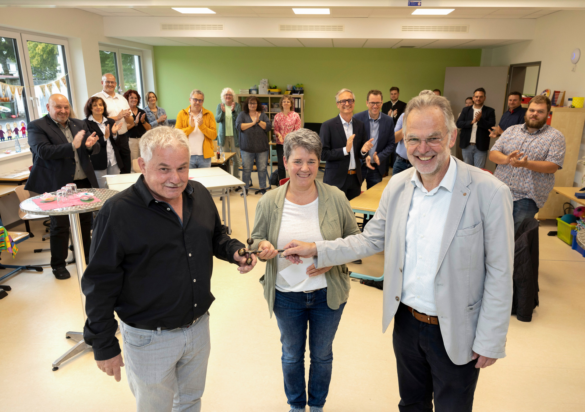 Übergabe des symbolischen Schlüssels